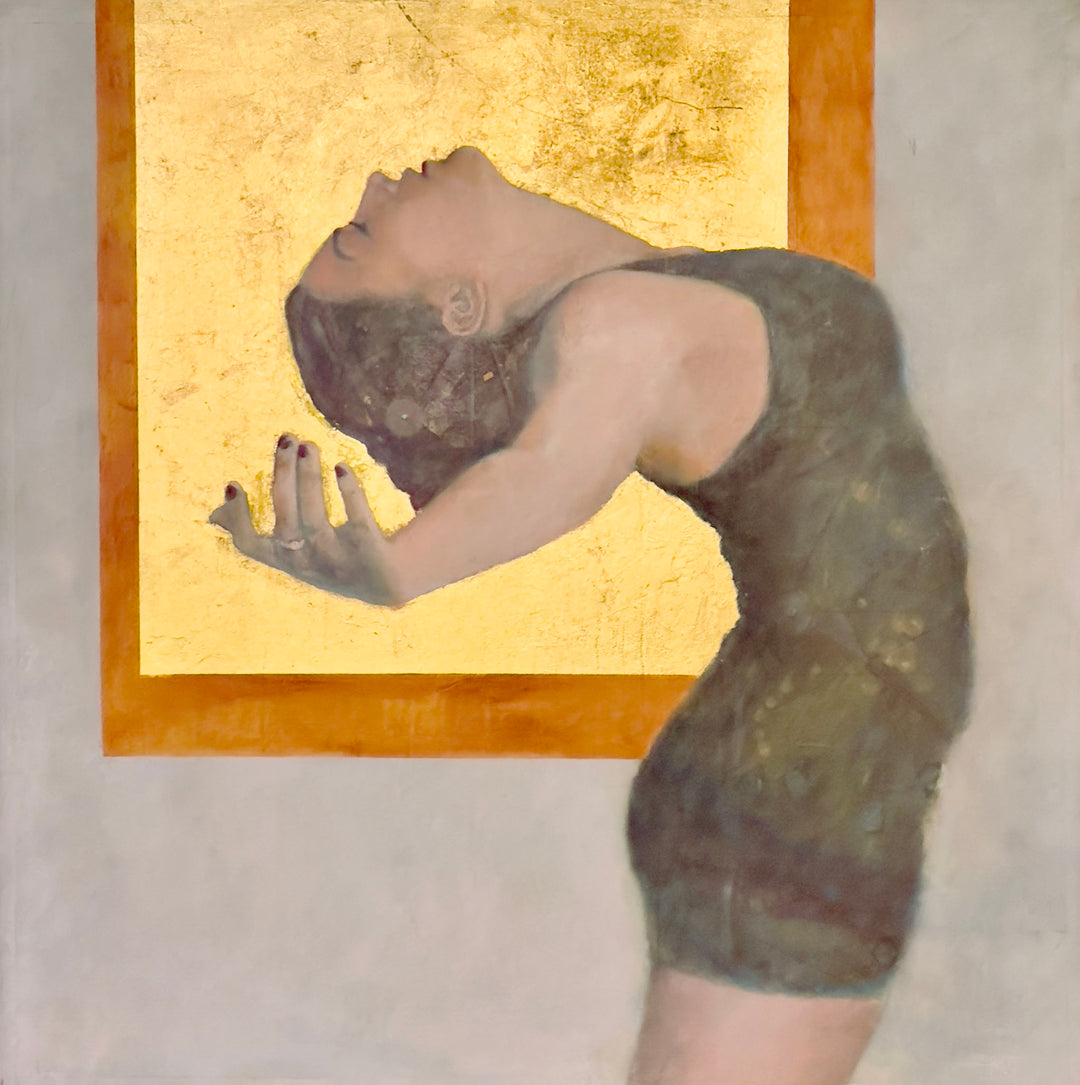 Aligned, 36 x 36 in, Oil on Panel
