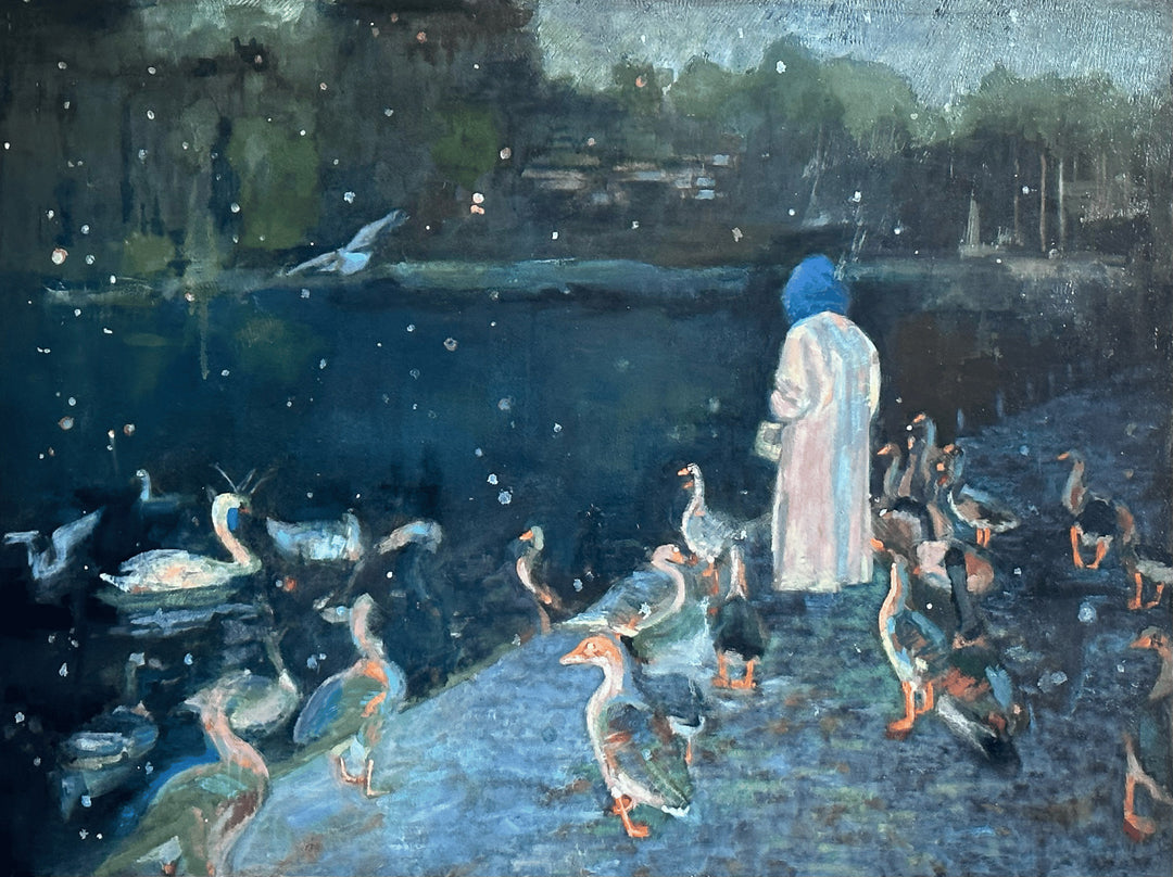 Duck, Duck (London, UK). 30 x 40 in, Oil on Panel