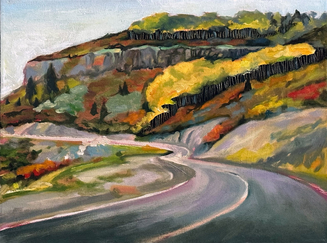 Wind On Down The Road, 12 x 16 in, Oil on Canvas